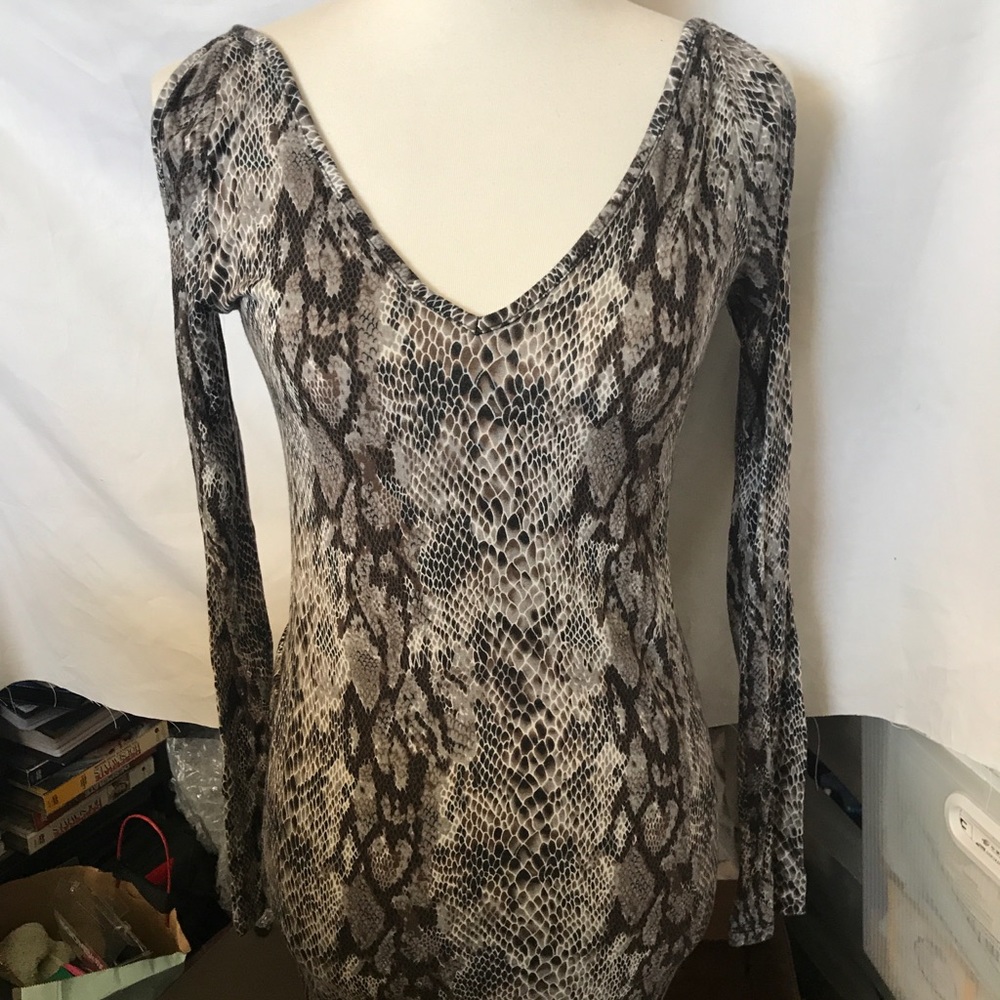 Guess snake print dress